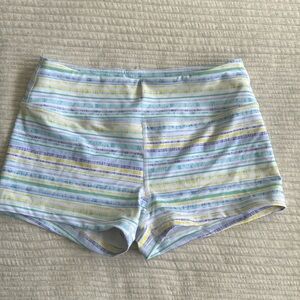 Spring Stripe Savage Barbell Booty Short